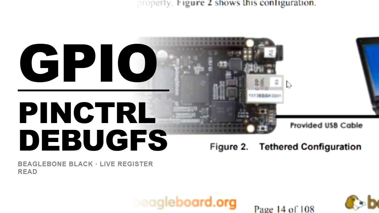 BeagleBone Black GPIO pinctrl debugfs live register read