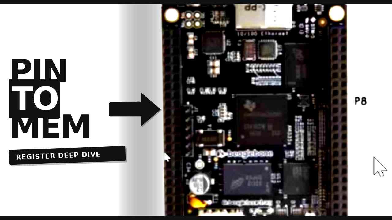 Full BeagleBone Black GPIO pinout table for the P8 and P9 headers